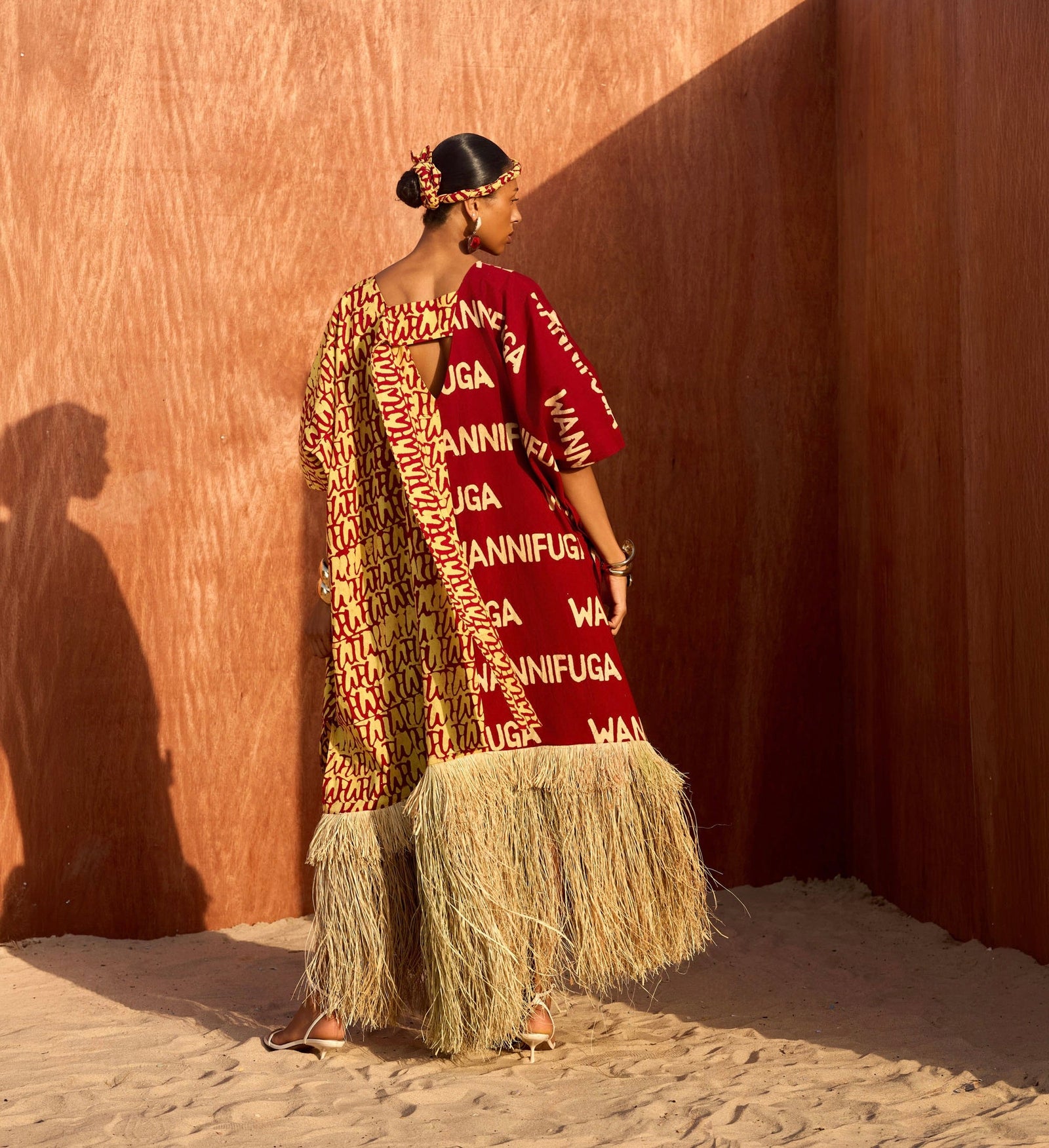 WANNI FUGA SIGNATURE KAFTAN ADIRE