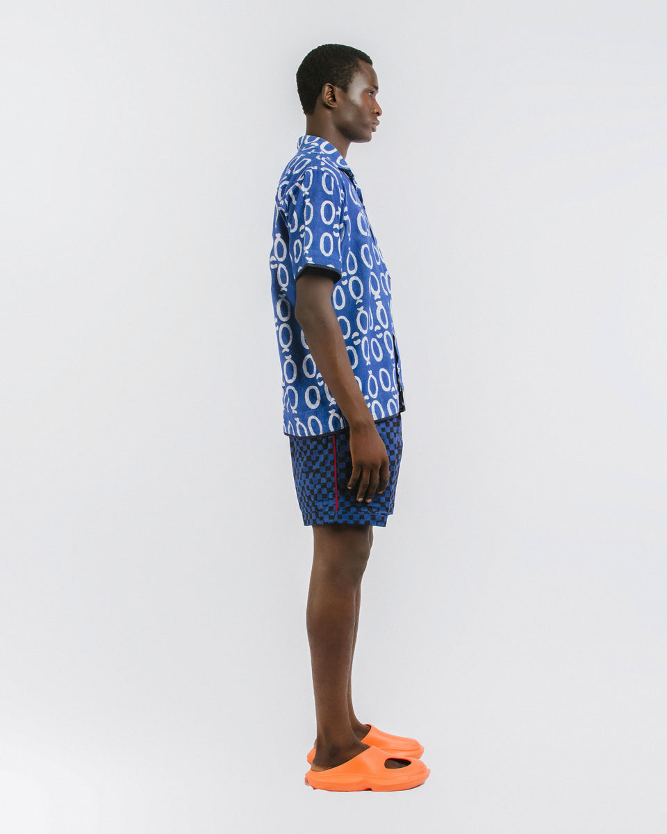 OH OH BLUE SHIRT WITH EMBROIDERY POCKET