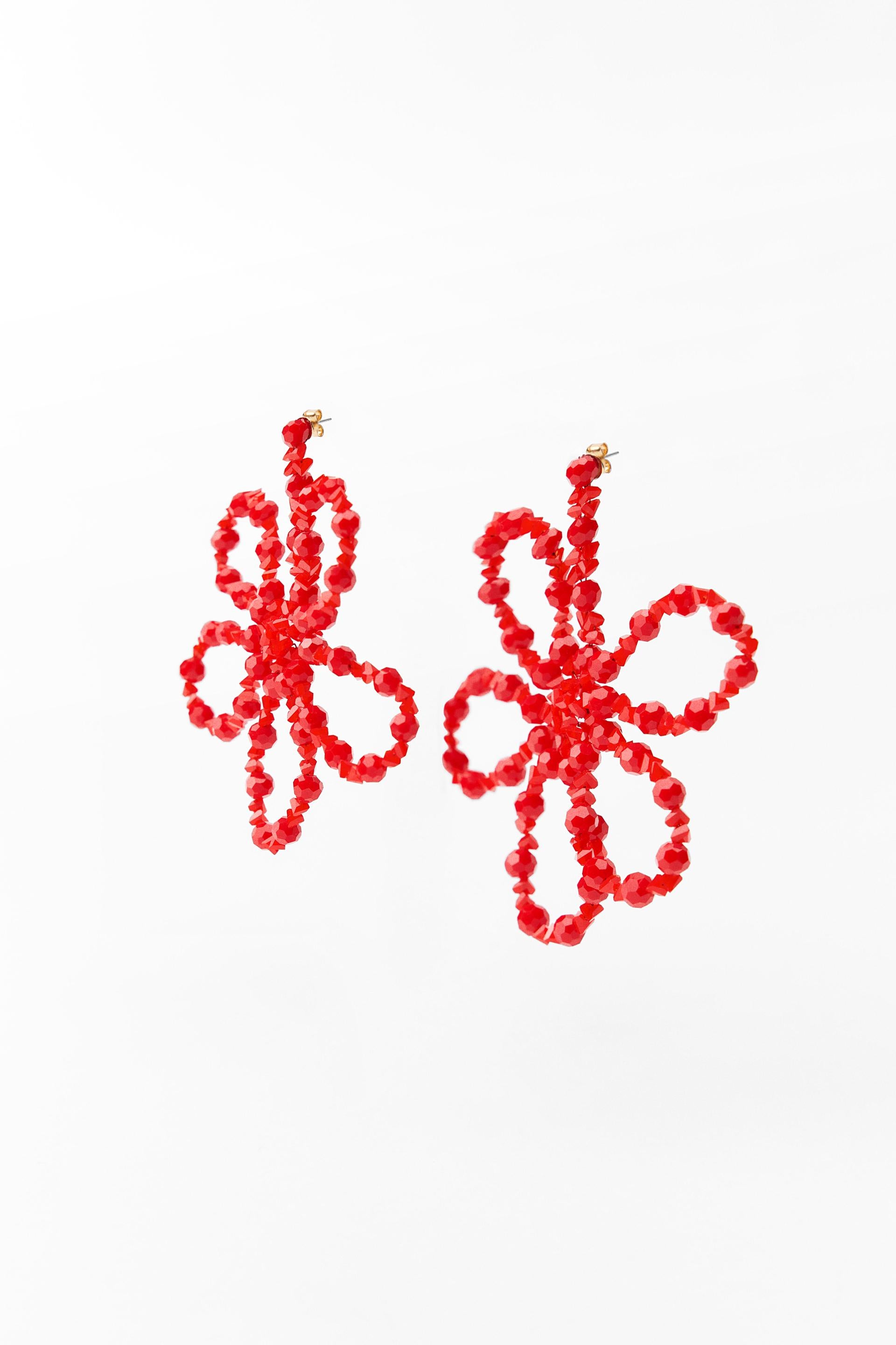 Flower Bead Earrings