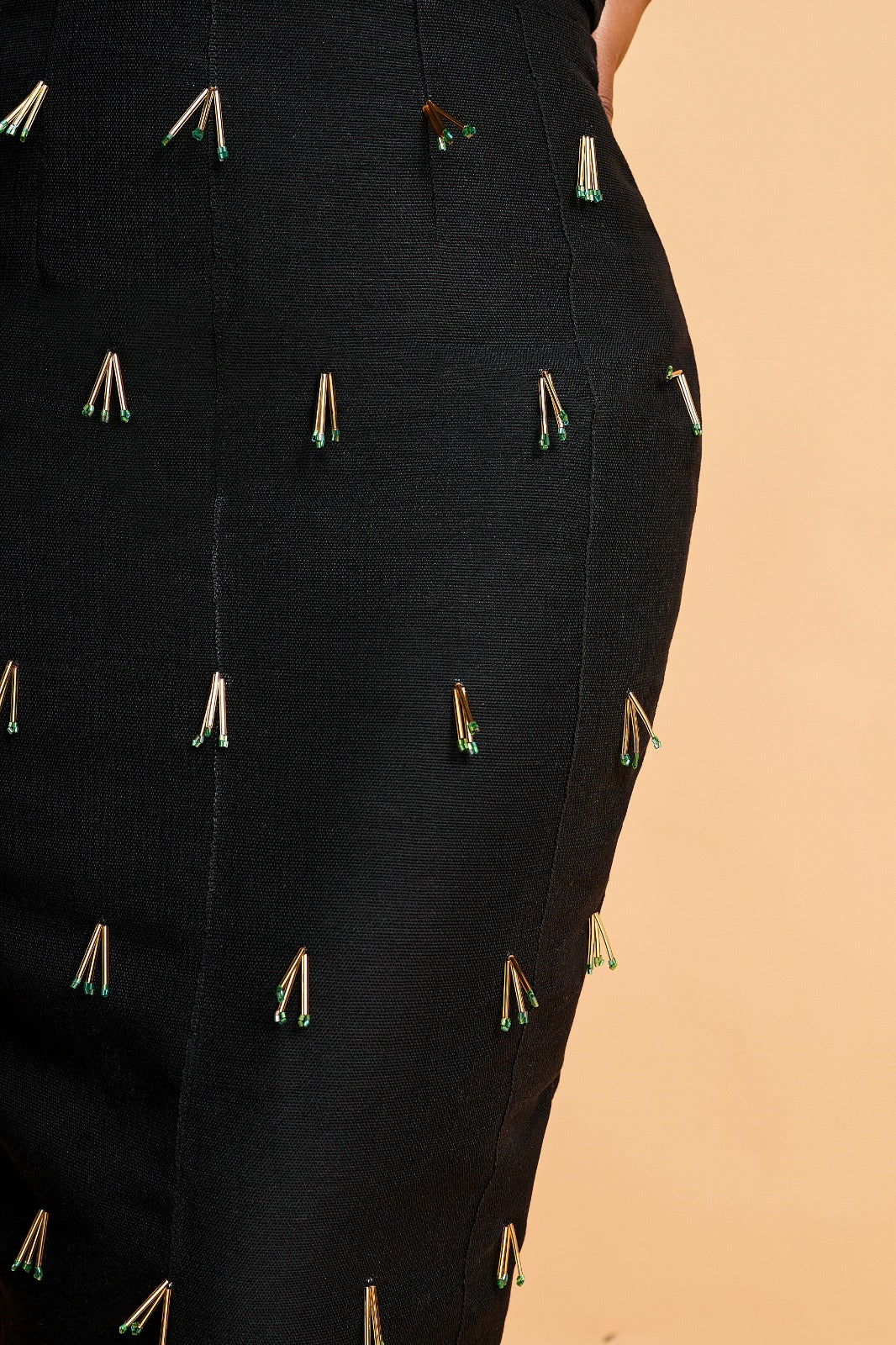 Toni midi Aso-oke skirt