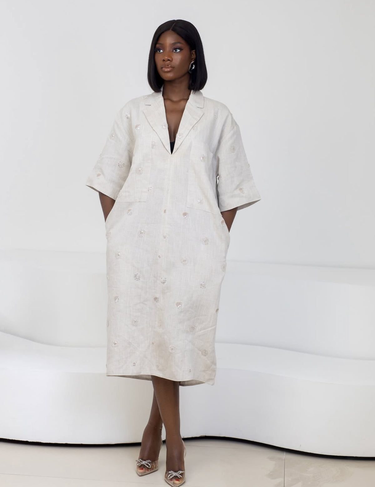 KAIA LINEN DRESS