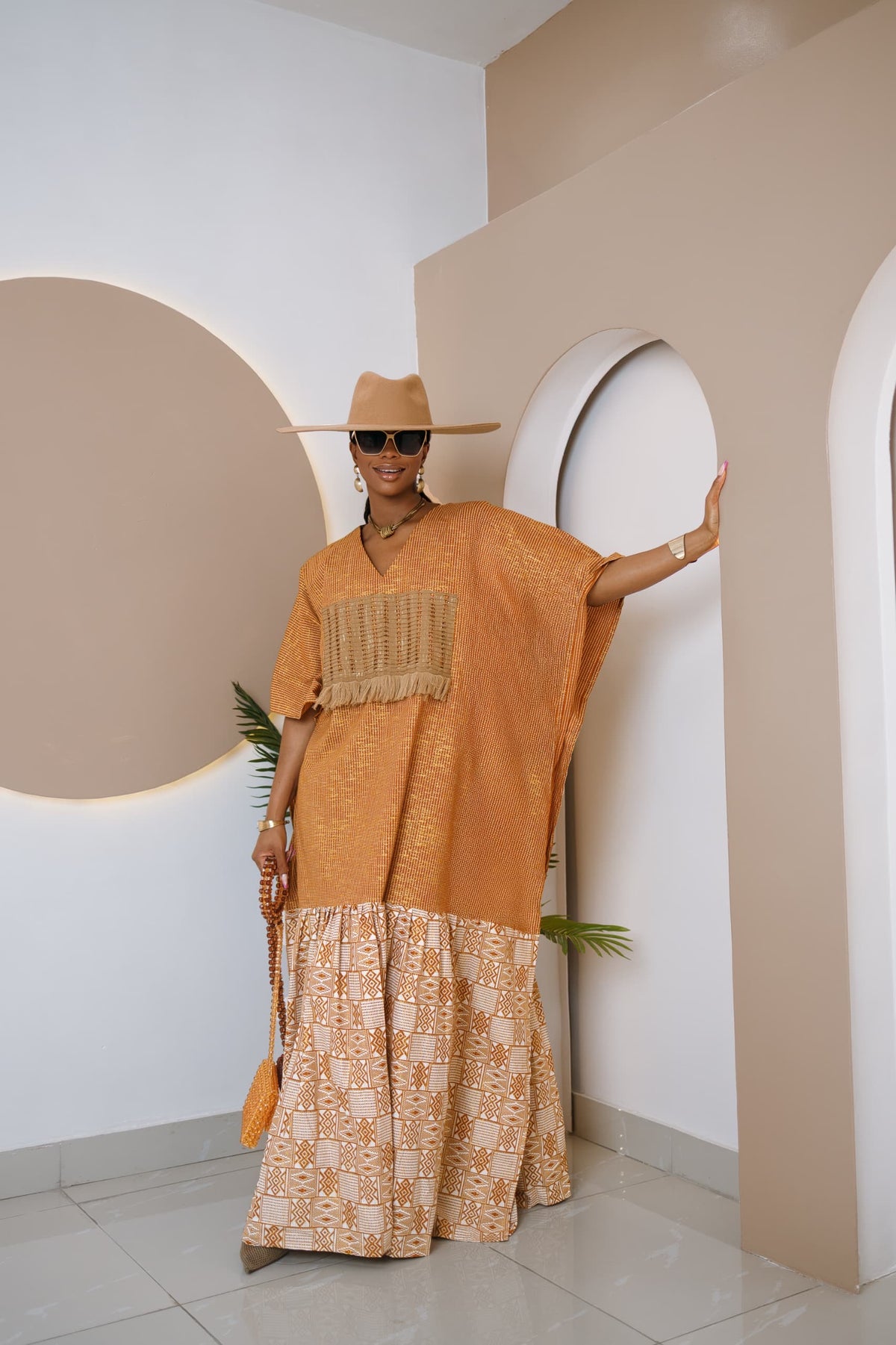 ORANGE ANKARA BOUBOU