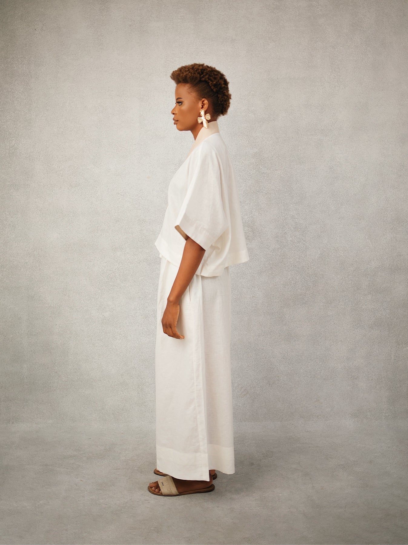 Dani Linen Culotte and Short Set