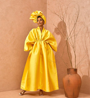 Sari Dress Mini (Yellow)