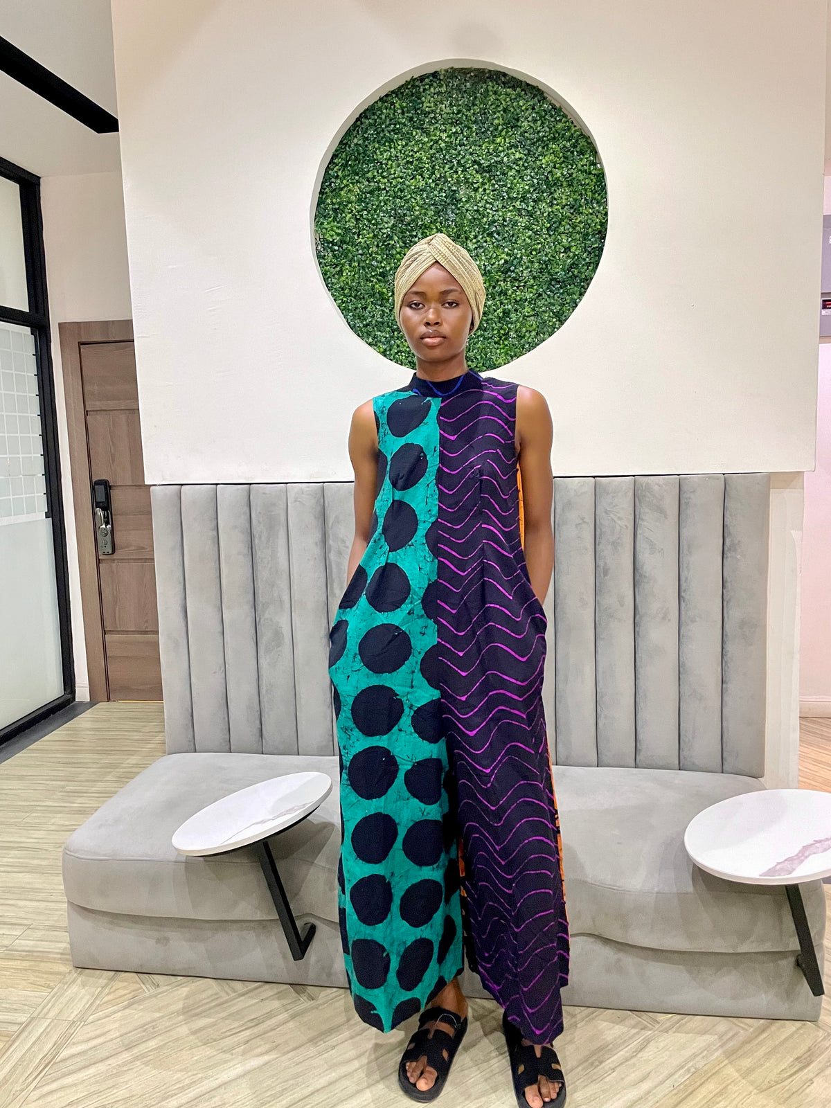 dark multicolour jumpsuit