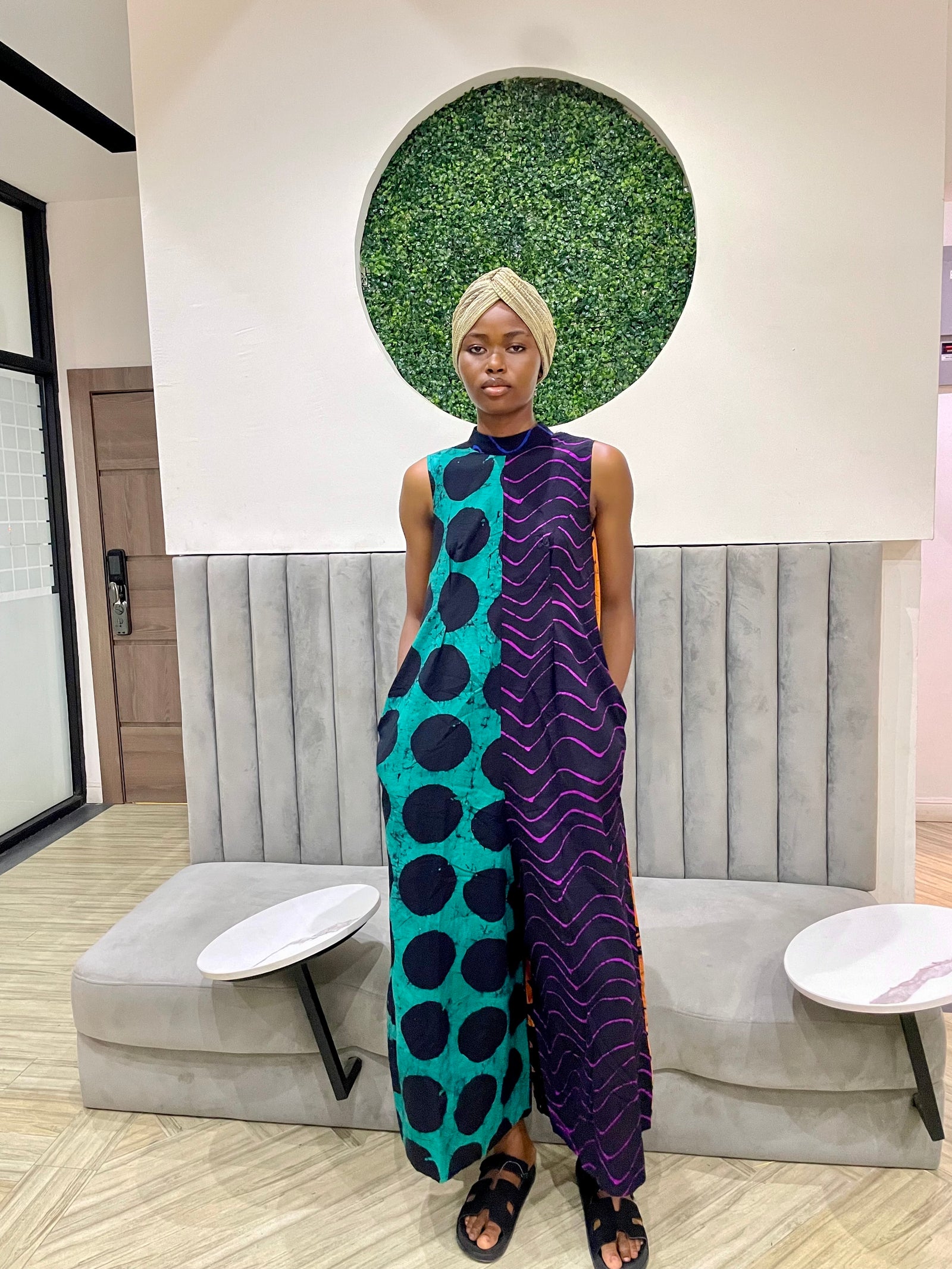 dark multicolour jumpsuit