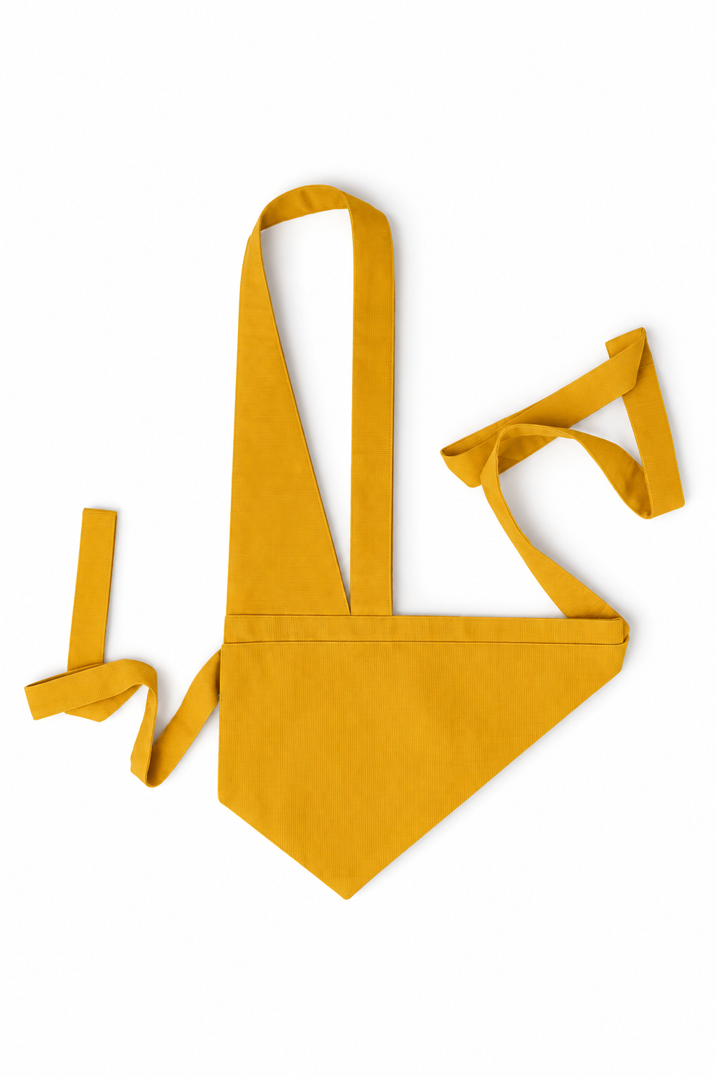yellow asooke bib
