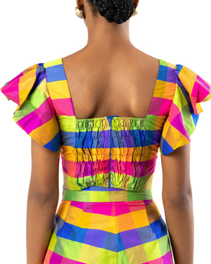 PALI BLOUSE IN CHECK