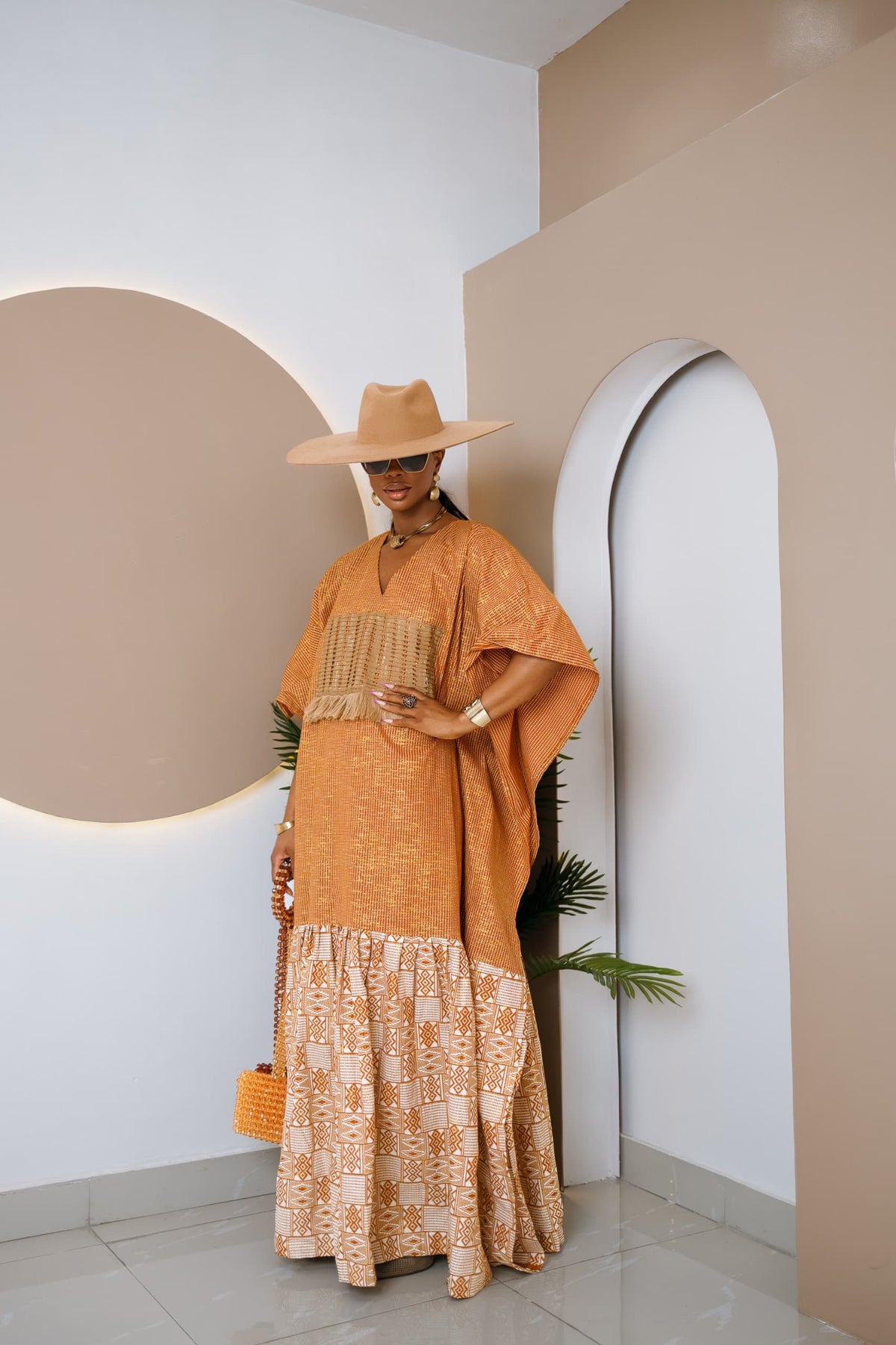 ORANGE ANKARA BOUBOU