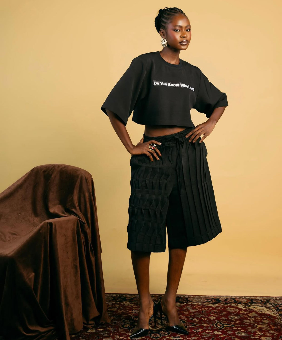 Kani knee length shorts