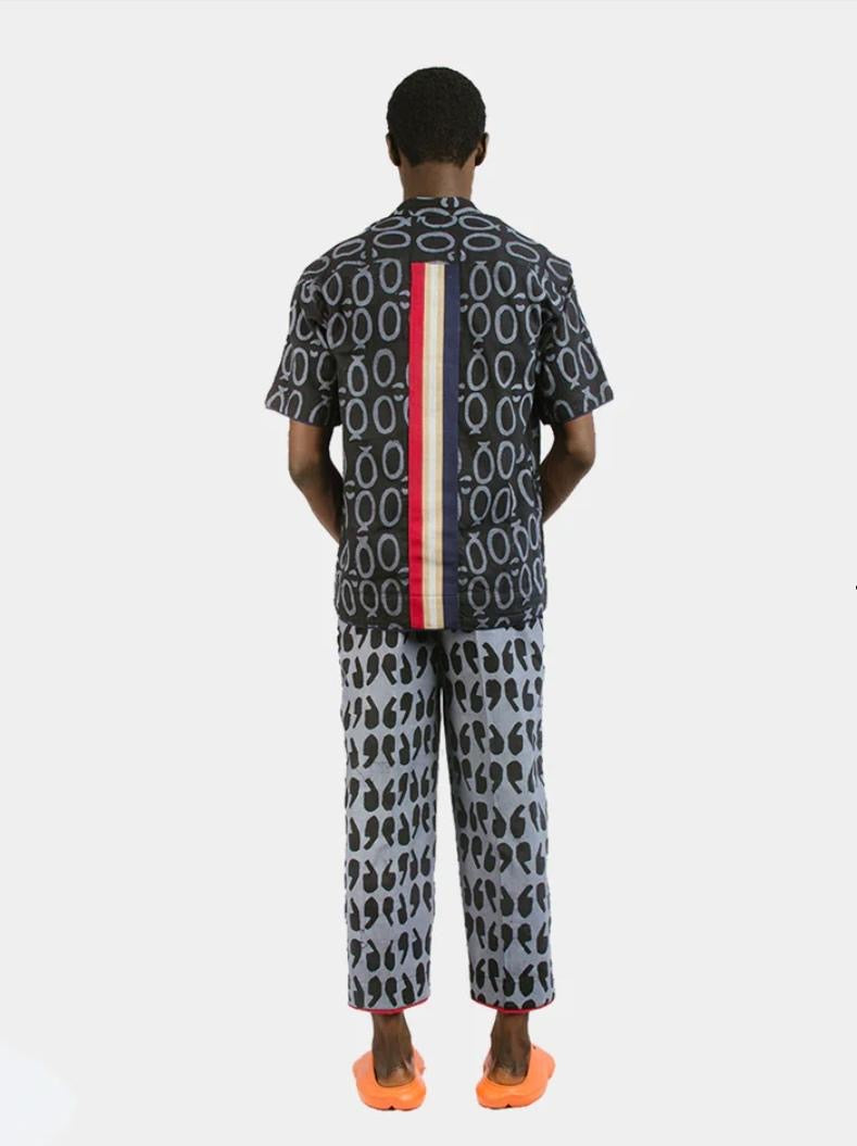 OH OH BLACK AND WHITE LOUNGE TROUSERS