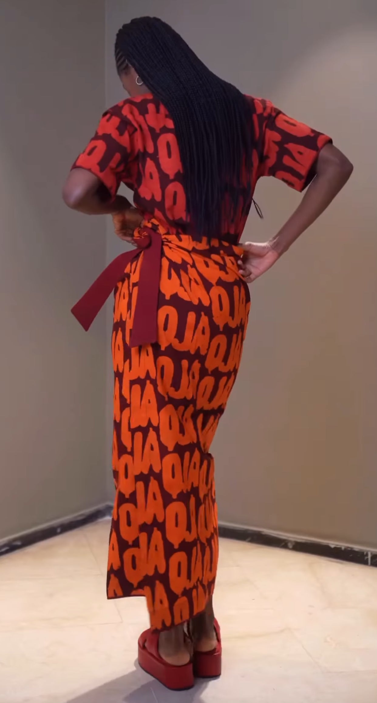 Oja Orange Iro & Buba