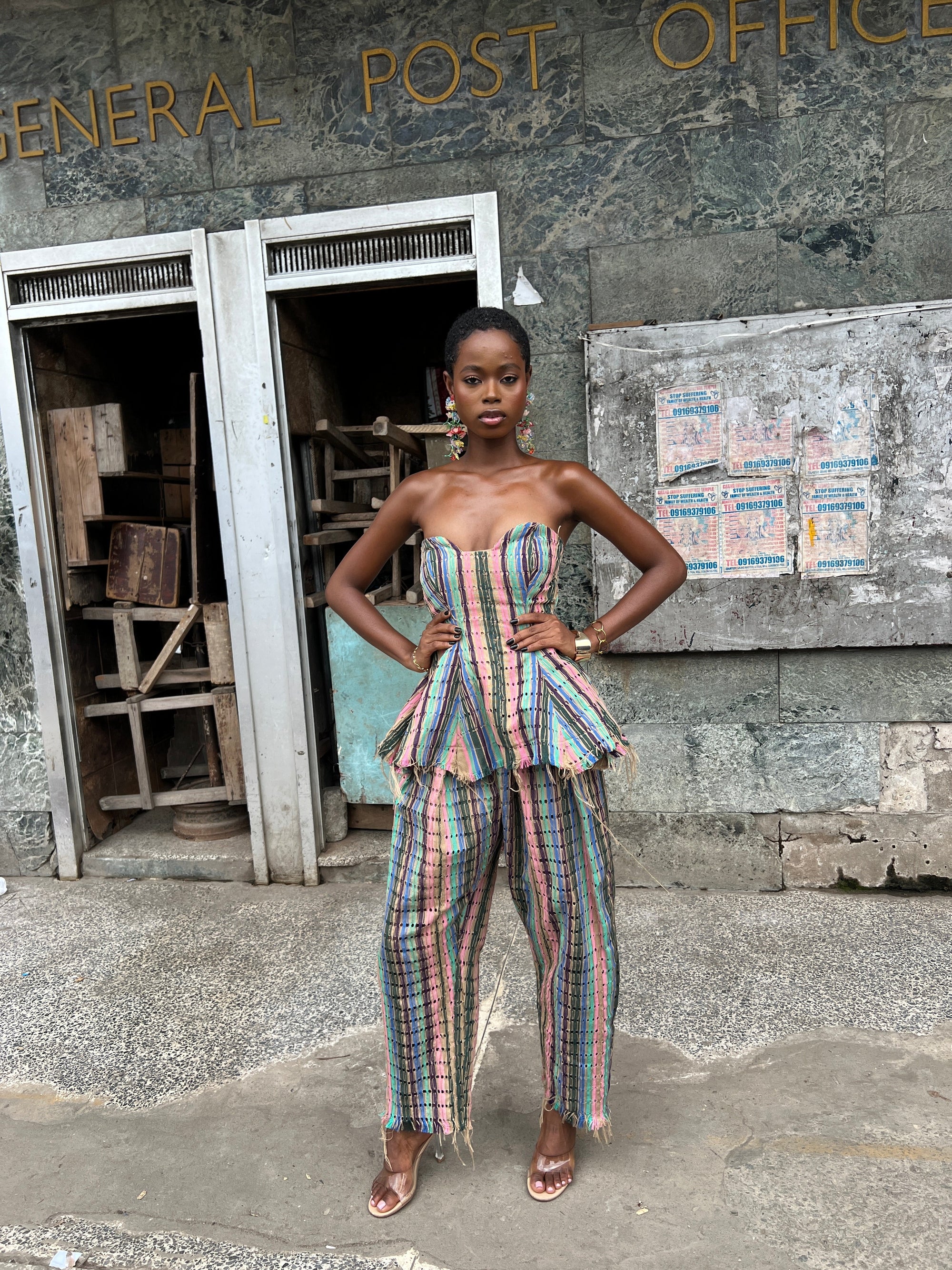 ASO OKE BARREL PANTS