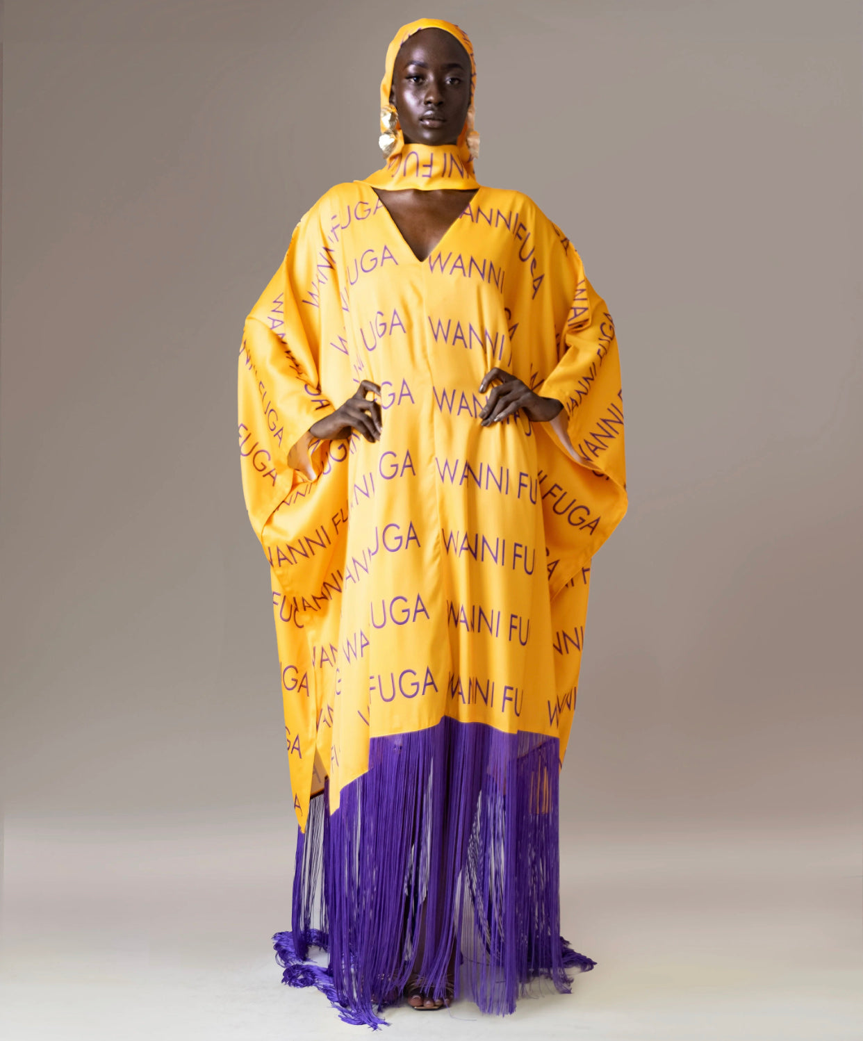 WANNI FUGA SIGNATURE KAFTAN SILK