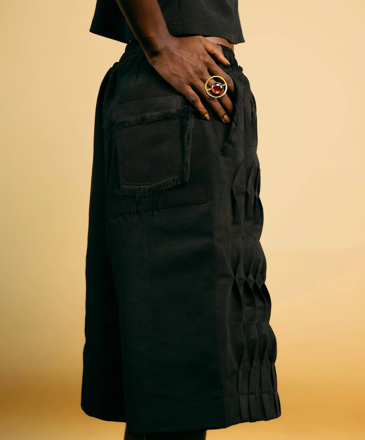 Kani knee length shorts