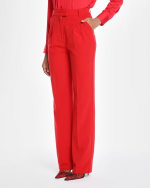 CHIKITO TAILORED PANTS in Red
