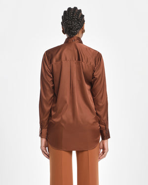 JOANNA BLOUSE in Brown