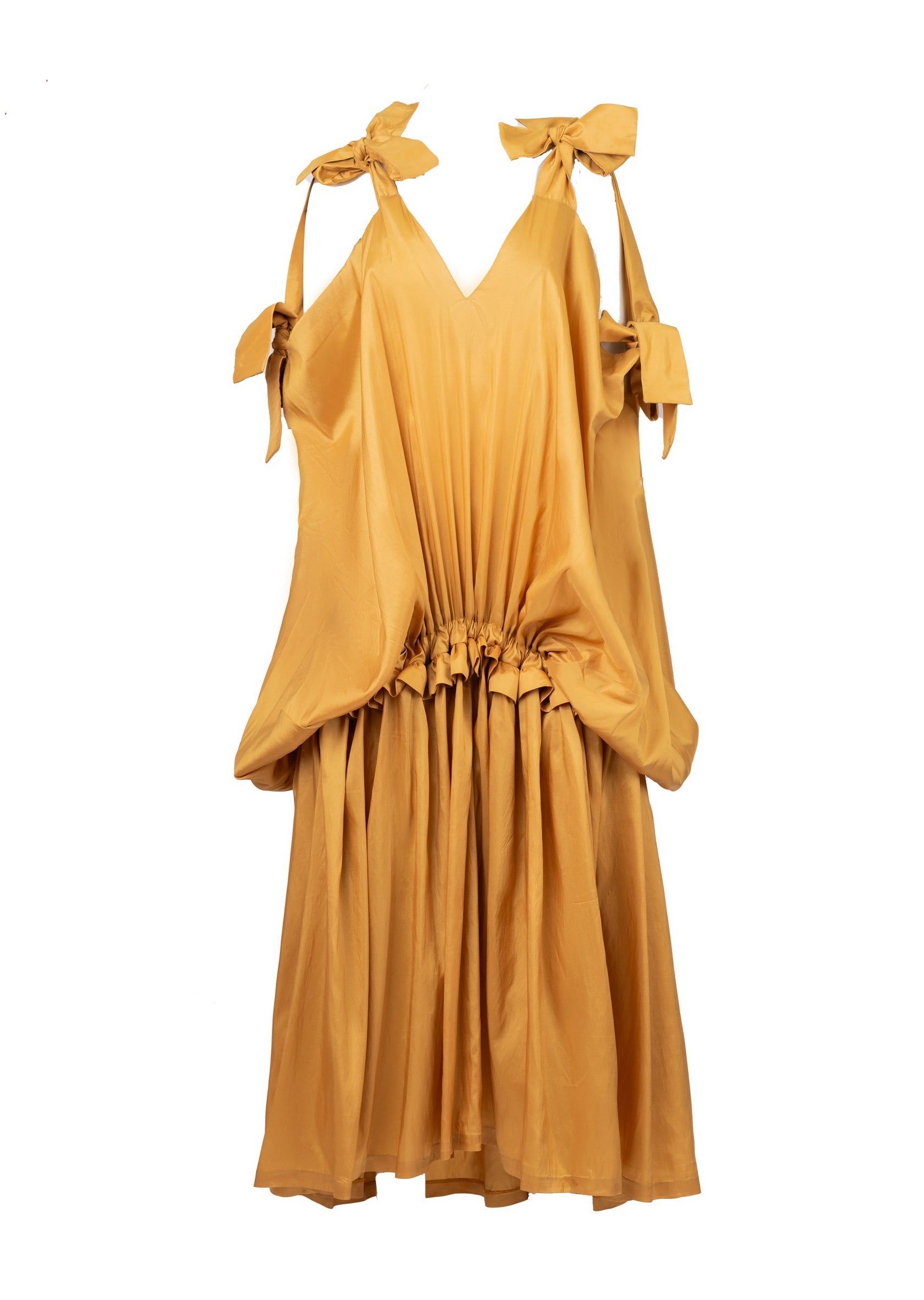 Bardot bea wrap dress gold best sale