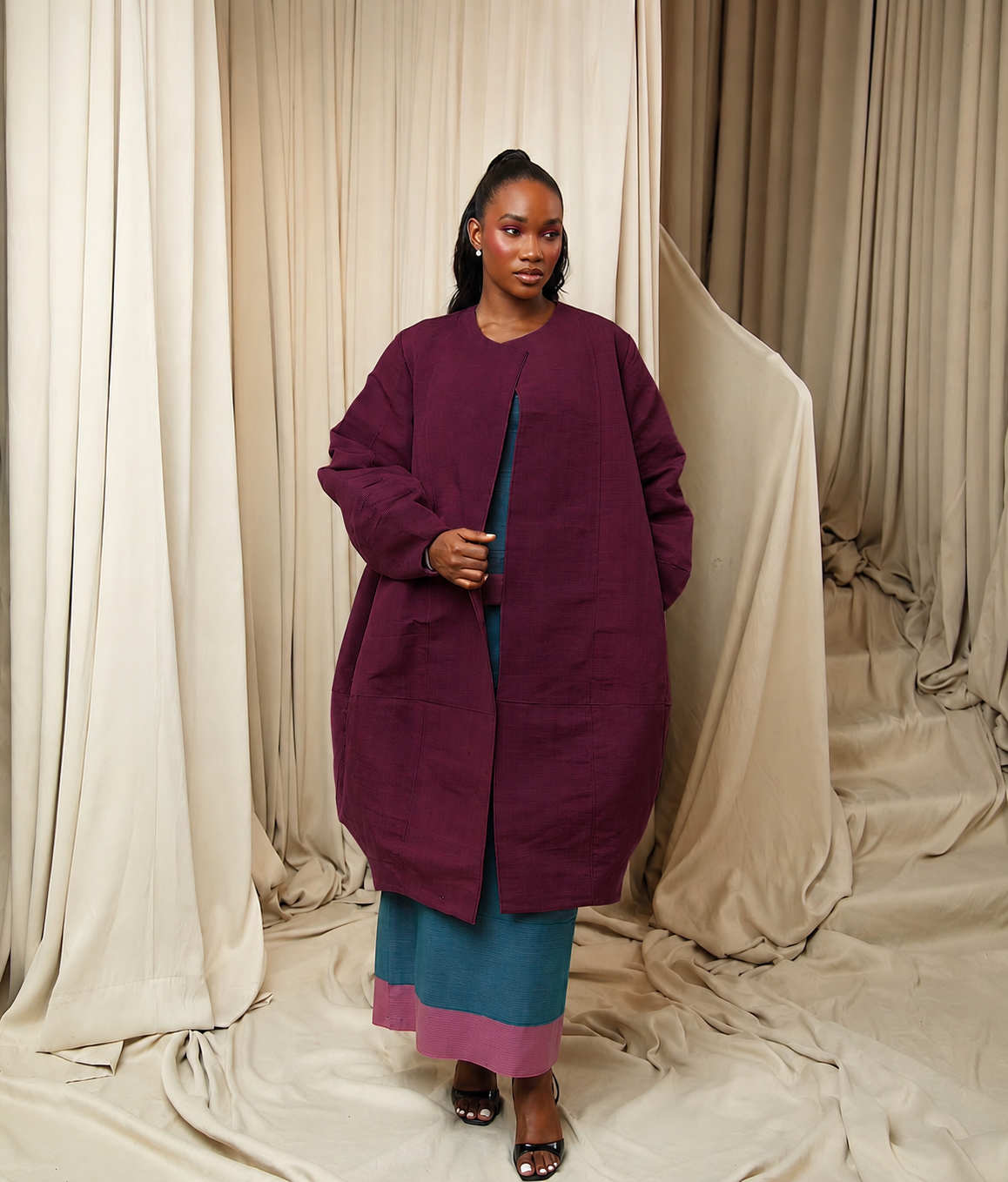 VINTAGE COCOON COAT