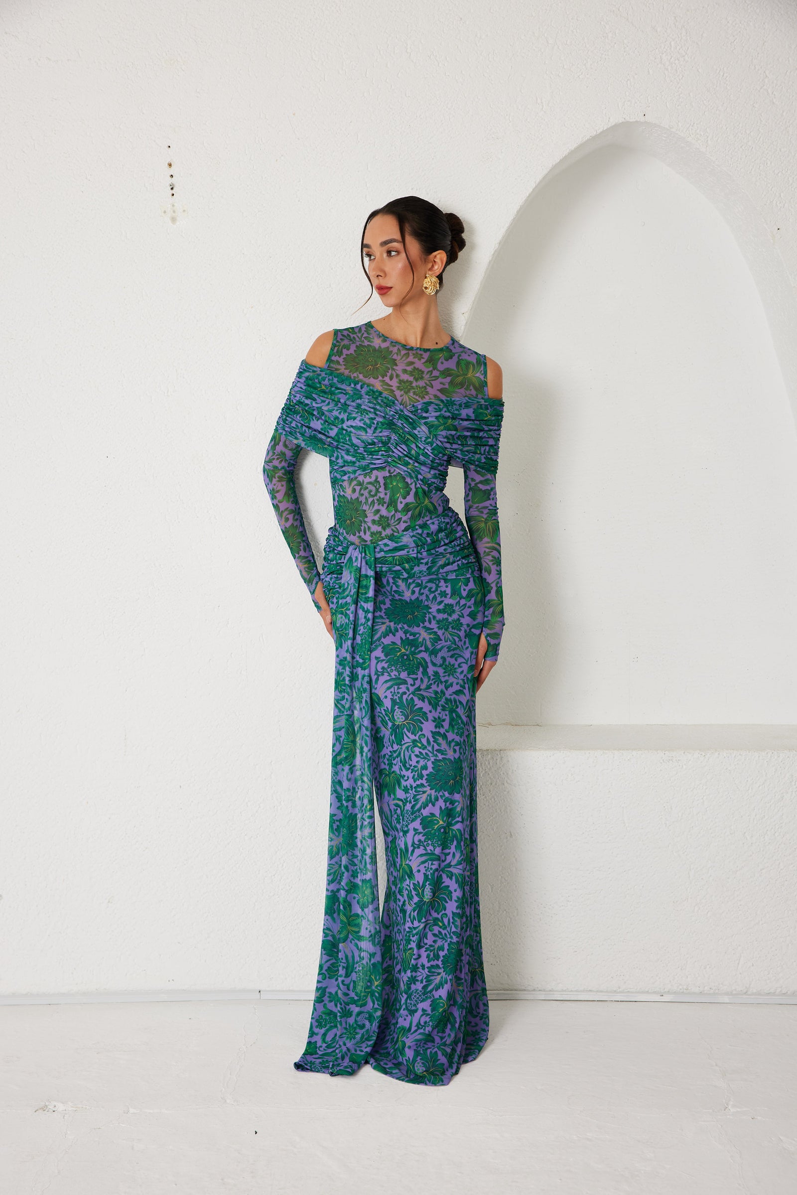 Two-Piece Set- Bloom Noir