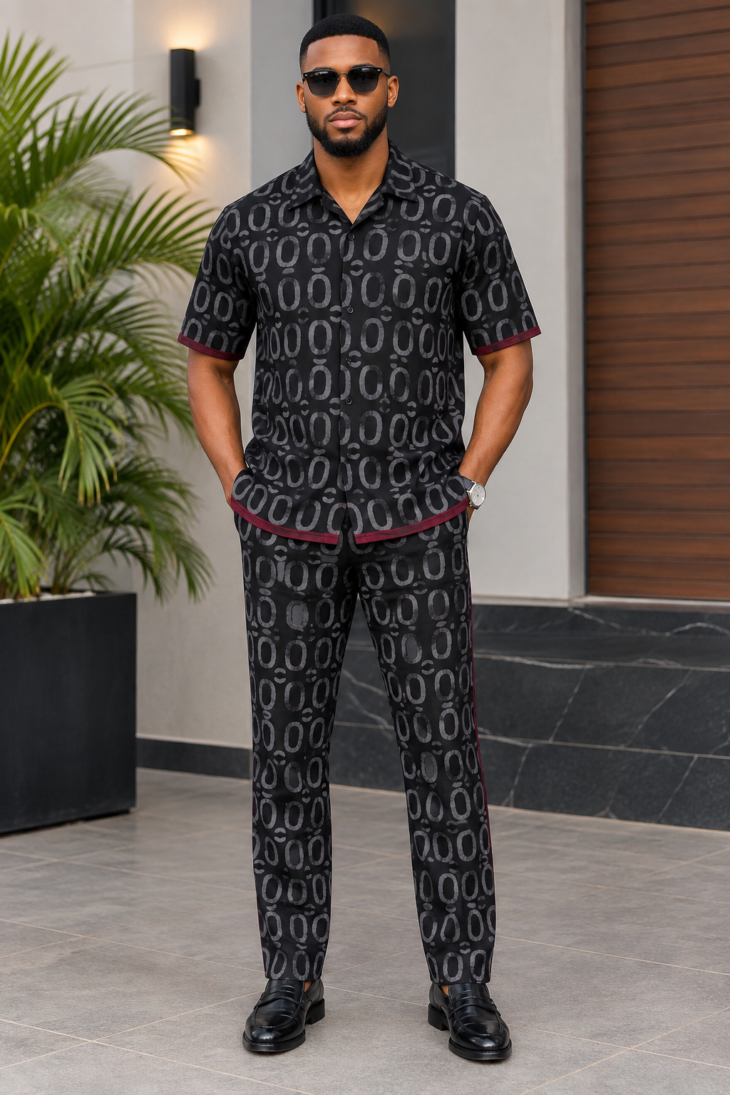 OH OH CHARCOAL LOUNGE TROUSERS