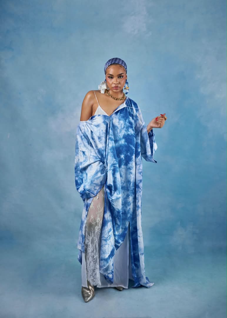Adire BouBou and Inner Slip Dress
