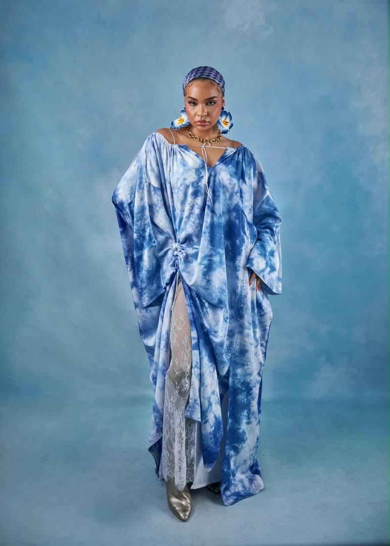 Adire BouBou and Inner Slip Dress