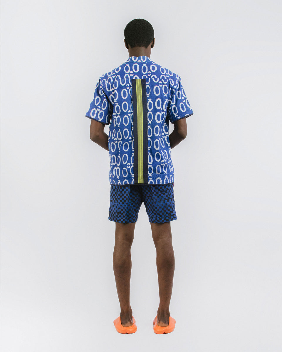 OH OH BLUE SHIRT WITH EMBROIDERY POCKET