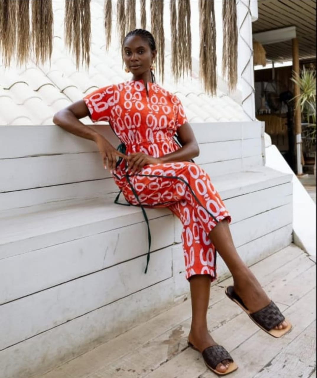 Oh Oh Coral Jumpsuit