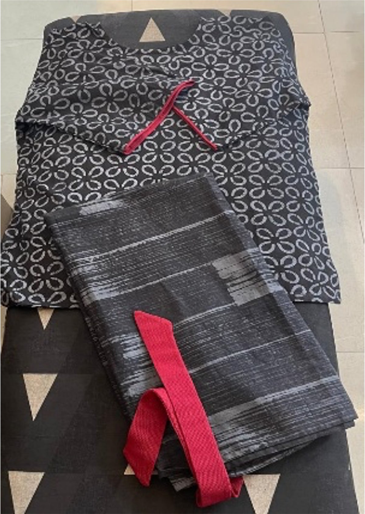 SARO CHARCOAL BUBA WITH FREQUENCY CHARCOAL IRO