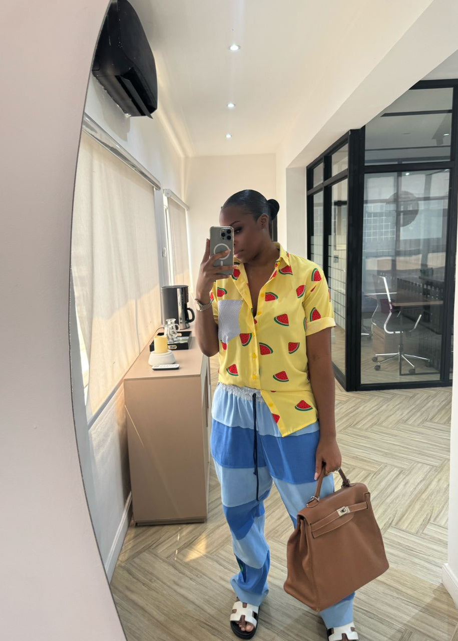 Relaxed Panel Asooke Pants