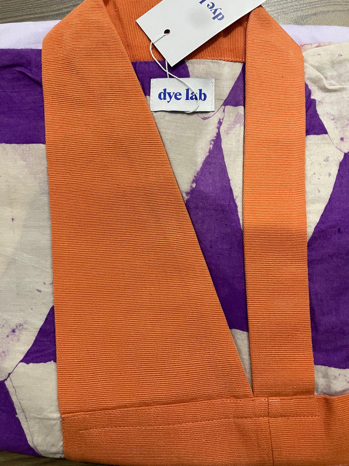 lilac and white multicolour midi agbada with asooke collar 