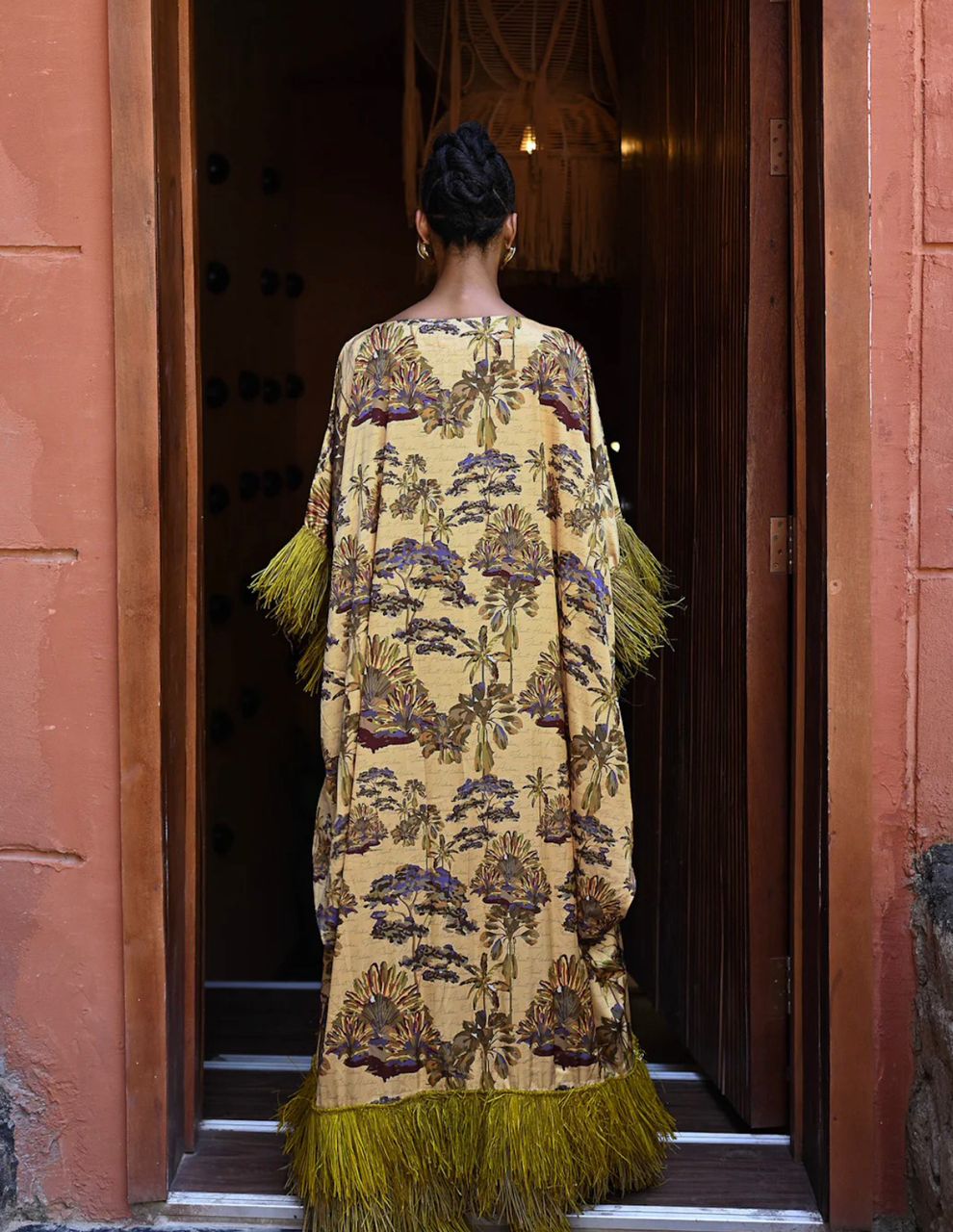 Abeni kaftan with invisible belt