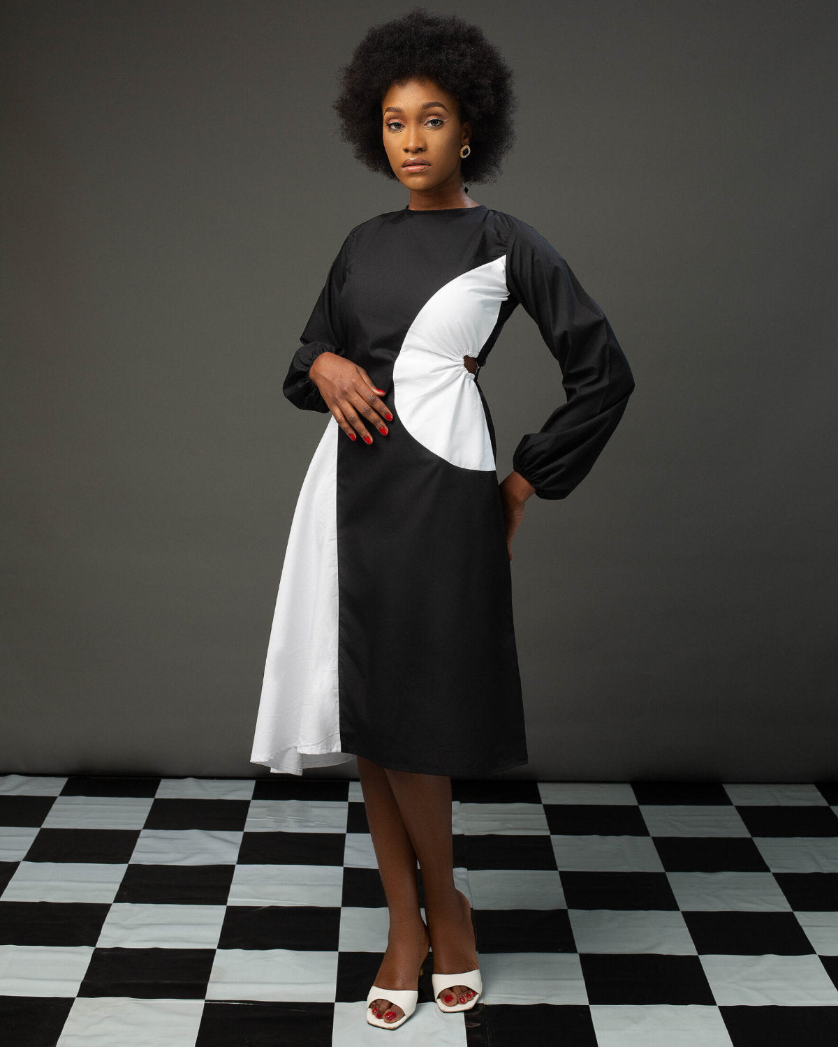 Two toned shirt dress - Laide Fash x Ozinna