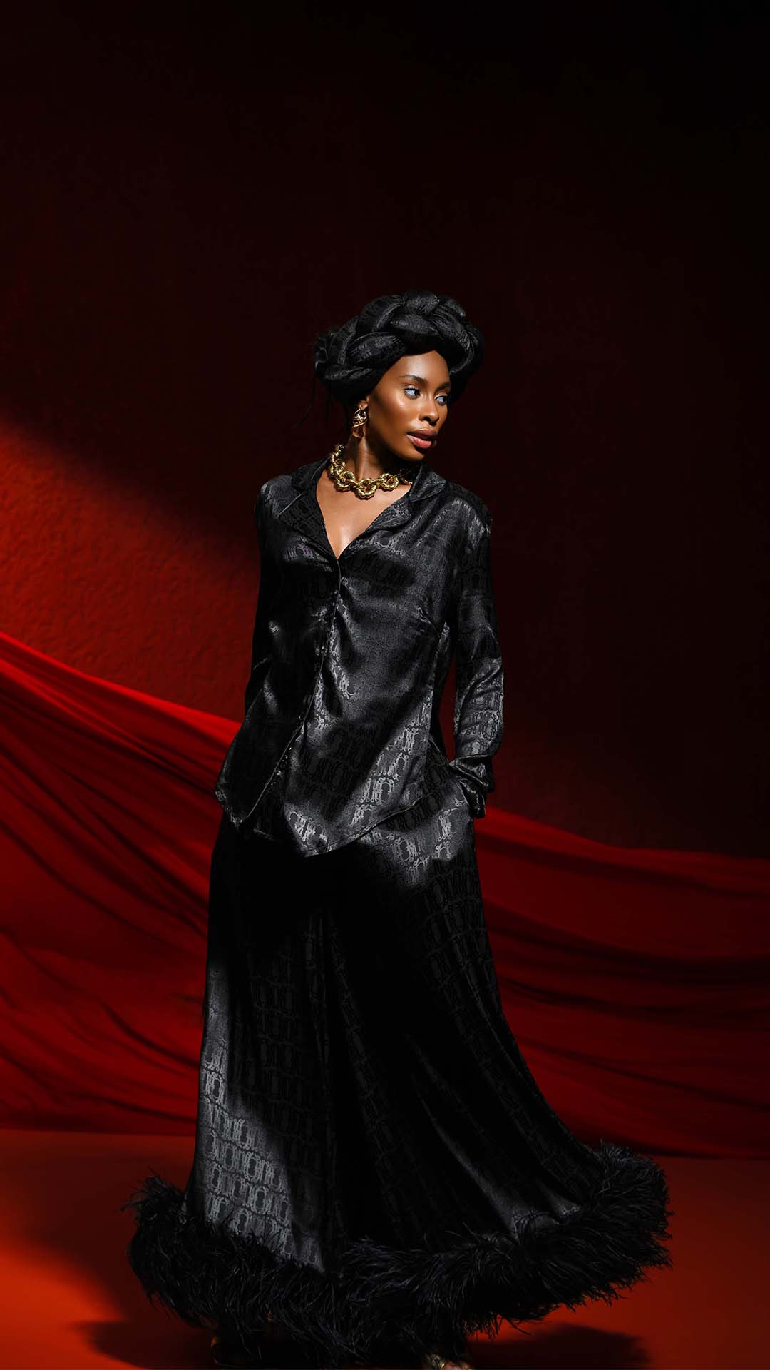 EEDANI SET BROCADE SILK